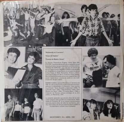 DISCOS LP RETRO. JUEGO DE ESPEJOS, PREPARATORIA EUGENIO GARZA SADA 1982 - Image 3