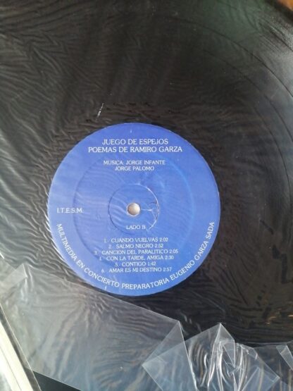 DISCOS LP RETRO. JUEGO DE ESPEJOS, PREPARATORIA EUGENIO GARZA SADA 1982 - Image 5