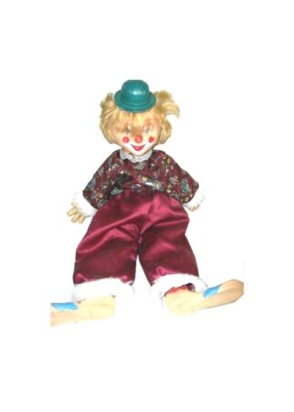 Muñeco Antiguo, Payasito De Circo, Años 60s Juguetes Retro
