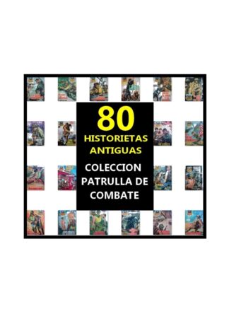 Lote De 80 Historietas Antiguas, Patrulla De Combate, 1950s