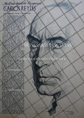AFICHE ANTIGUO MUERE CARLOS REYLES GUTIERREZ 1938