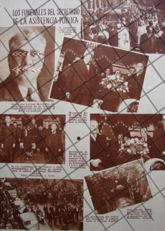 AFICHE ANTIGUO MUERE ENRIQUE HERNANDEZ ALVAREZ 1938
