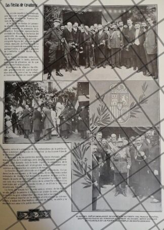 AFICHE ANTIGUO F. COVADONGA EN EL TEATRO PRINCIPAL 1910