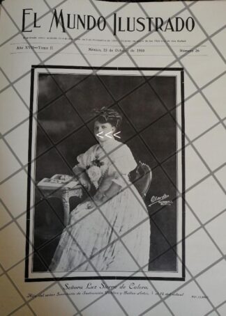 PORTADA ANTIGUA 1910 MARIA DE JESUS SIERRA MENDEZ 1910