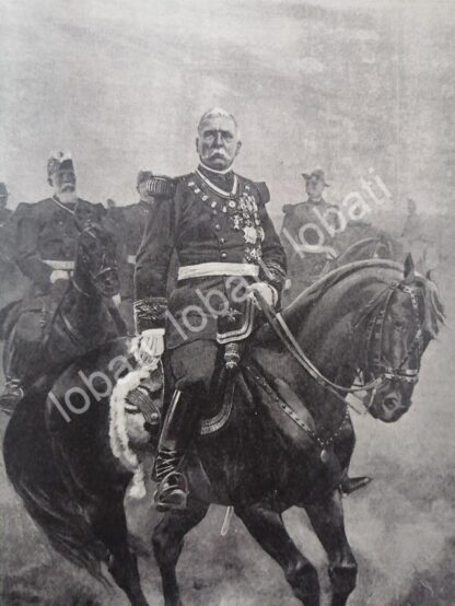 PORTADA ANTIGUA ORIGINAL . PORFIRIO DIAZ A CABALLO. POR: JOSE CUSACHS / MLT - Image 2