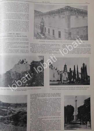 CARTEL ANTIGUO ORIGINAL DE RECUERDAN LUGARES DE LA INDEPENDENCIA 1899/ LDM
