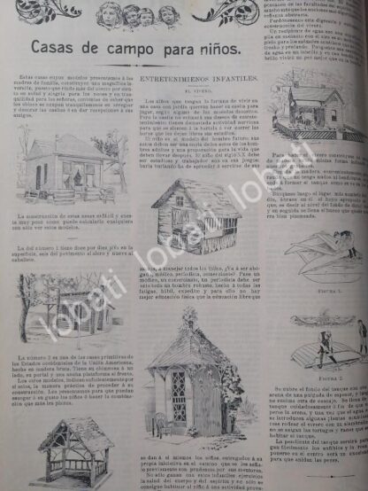 GACETA ANTIGUA DE MODAS 1899. " PAGINAS DE LA MODA " /57 - Image 3
