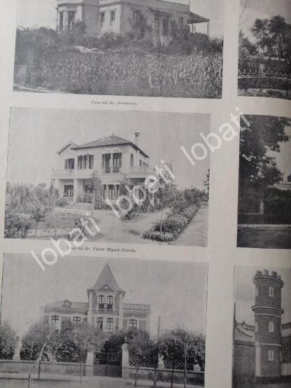 CARTEL ANTIGUO ORIGINAL DE CASAS DE LA ALTA SOCIEDAD DE COYOACAN 1899 /ASM LDM - Image 3