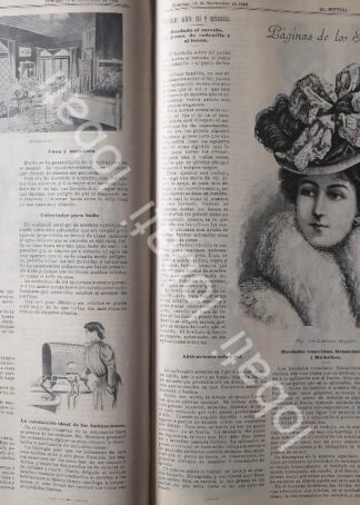 GACETA ANTIGUA DE MODAS 1899. " PAGINAS DE LA MODA " /64