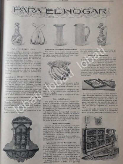 GACETA ANTIGUA DE MODAS 1899. " PAGINAS DE LA MODA " /65 - Image 2