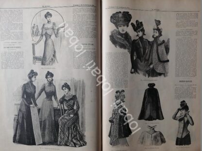 GACETA ANTIGUA DE MODAS 1899. " PAGINAS DE LA MODA " /67 - Image 5