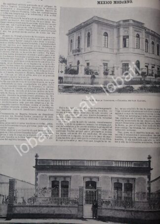 CARTEL ANTIGUO ORIGINAL DE CASAS DEL SIGLO 19. EMILE BERTHIER Y M.E. CABASSUT 1899