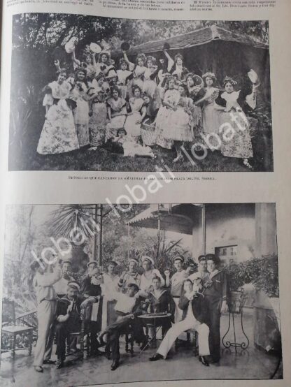 CARTEL ANTIGUO ORIGINAL DE BODAS DE PLATA DE JUSTO SIERRA 1899 / PLT ASM - Image 2