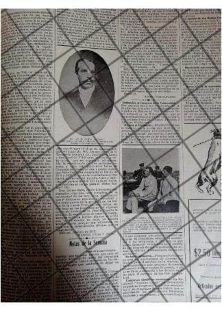 AFICHE RETRO. PEDRO LASCURAIN Y MAS NOTAS 1912