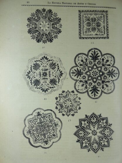GACETA ANTIGUA. ESCUELA NACIONAL DE ARTES Y OFICIOS. AGO 1881 /2 - Image 6