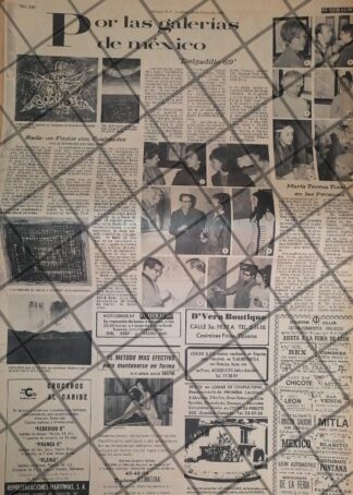 CARTEL RETRO EXPONE JOSE HERNANDEZ DELGADILLO Y MAS 1969