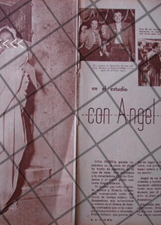AFICHE ANTIGUO DEBUTA ANGEL INFANTE COMO ESTELAR 1938