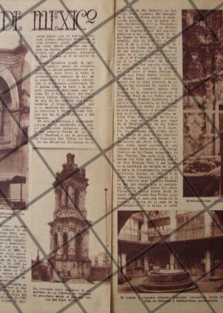 AFICHE ANTIGUO TEMPLO DE SAN FELIPE NERI 1937