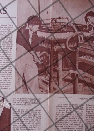 AFICHE ANTIGUO ESCUELA DE MICHEL CODORETT EN ERONGARICUARO 1937