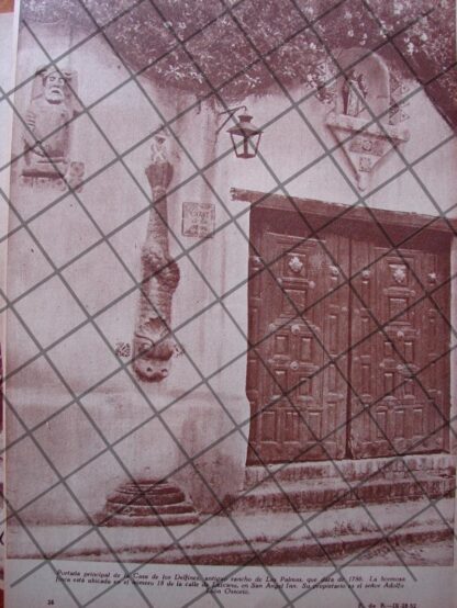 AFICHE ANTIGUO. LA COLONIA SAN ANGEL. D.F 1937 - Image 4