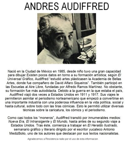 CARICATURA ANTIGUA DE MAHATMA GANGHI 1930 POR. ANDRES AUDIFFRED - Image 2