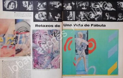 CARTEL ANTIGUO ORIGINAL DE NOTA. SE EXTIENDE EL CULTO DE MARILYN MONROE 1962 - Image 2