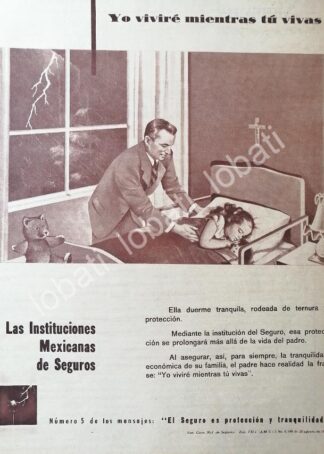 CARTEL ANTIGUO ORIGINAL DE COMISION NACIONAL DE SEGUROS 1956 /188