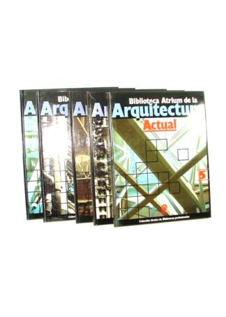 Libros. Biblioteca Atrium De La Arquitectura Actual 5 Tomos