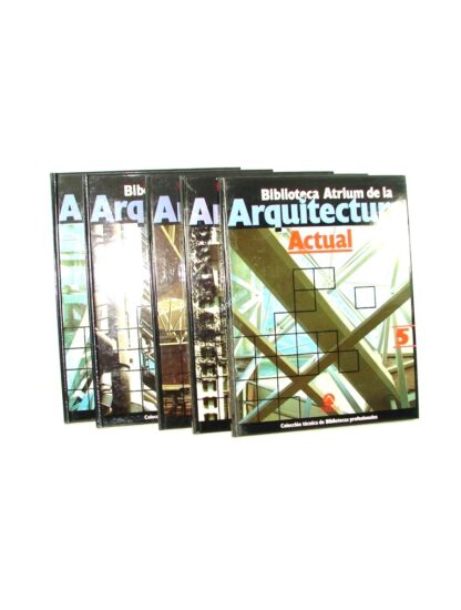 Libros. Biblioteca Atrium De La Arquitectura Actual 5 Tomos