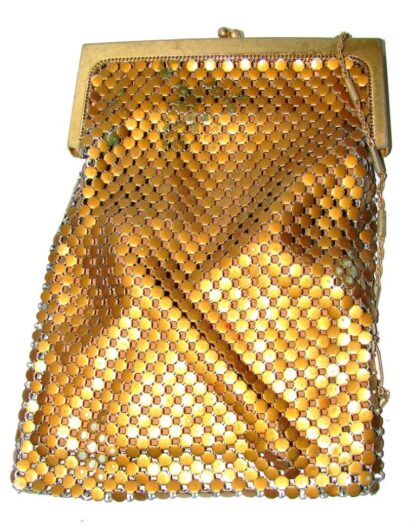Bolso De Dama Antiguo Whiting & Davis Malla Años 30s - Image 9