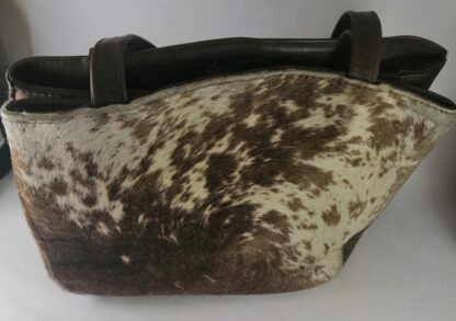 Bolso Retro 80s CAMPIRANA, ARTESANAL, PIEL, DOBLE LADO - Image 7