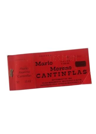 Antiguo Boleto Para Cantinflas, Monumental Monterrey 1984