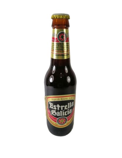 BOTELLA DE CERVEZA RETRO. ESTRELLA GALICIA 2003, ESPAÑA