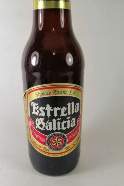 BOTELLA DE CERVEZA RETRO. ESTRELLA GALICIA 2003, ESPAÑA - Image 3