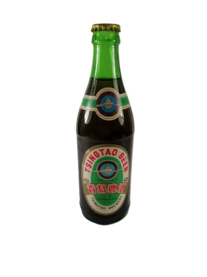 BOTELLA DE CERVEZA RETRO. TSINGTAO (CHINA) Años 80s