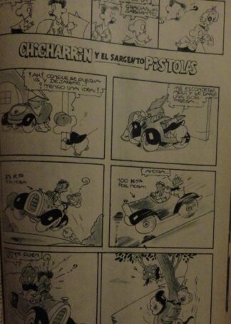 TIRA COMICA ANTIGUA. 1939 CHICHARRIN Y EL SARGENTO PISTOLAS, ARMANDO GUERRERO EDWARDS 6