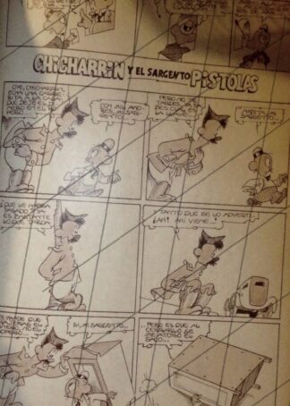 TIRA COMICA ANTIGUA. 1939 CHICHARRIN Y EL SARGENTO PISTOLAS, ARMANDO GUERRERO EDWARDS 7