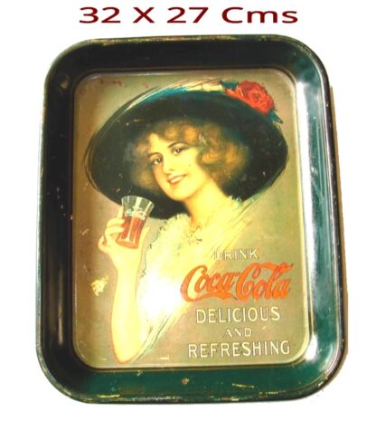 CHAROLA COCA COLA. Años 70s REPLICA DE LA DE 1914 - Image 5