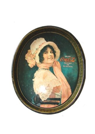 CHAROLA COCA COLA. 1972 REPLICA DE LA DE 1914