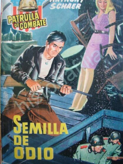 Lote De 80 Historietas Antiguas, Patrulla De Combate, 1950s - Image 26