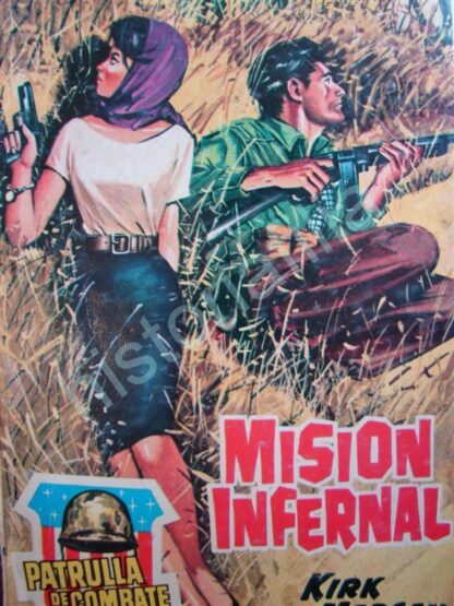 Lote De 80 Historietas Antiguas, Patrulla De Combate, 1950s - Image 68