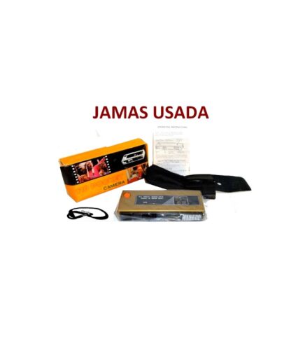 RARA CAMARA FOTOGRAFICA RETRO, AÑOS 80s 110. JAMAS USADA DORADA