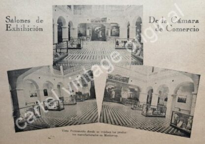 CARTEL ANTIGUO ORIGINAL DE CAMARA DE COMERCIO DE MONTERREY Y SUS MIEMBROS. 1945 - Image 3