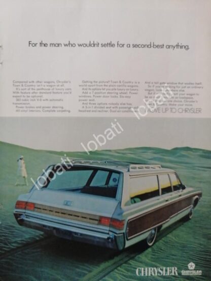 CARTEL ANTIGUO ORIGINAL DE AUTOS CHRYSLER TOWN & COUNTRY 1978 / 16