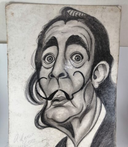 CARICATURA A MANO, SALVADOR DALI. POR: EDUARDO HERNANDEZ - Image 4