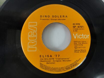 DISCO LP VINTAGE. DISCO LP DINO SOLERA, ELSA 77. 45 RPM SENCILLO - Image 5