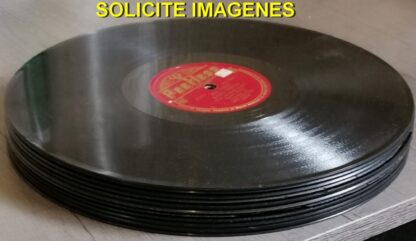 LOTE DE 11 DISCOS LP ANTIGUOS, AÑOS 40s 50s PASTA. PARA PROYECTO SIN PORTADAS - Image 2
