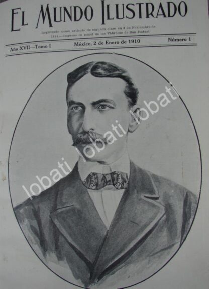 PORTADA ANTIGUA ORIGINAL  1910 EMBAJADOR. HENRY LANE WILSON / PLT