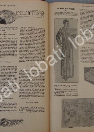 GACETA ANTIGUA 1910. " PAGINAS FEMENINAS " /22