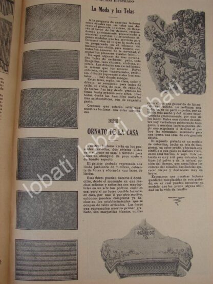 GACETA ANTIGUA 1910. " PAGINAS FEMENINAS " /23 - Image 4